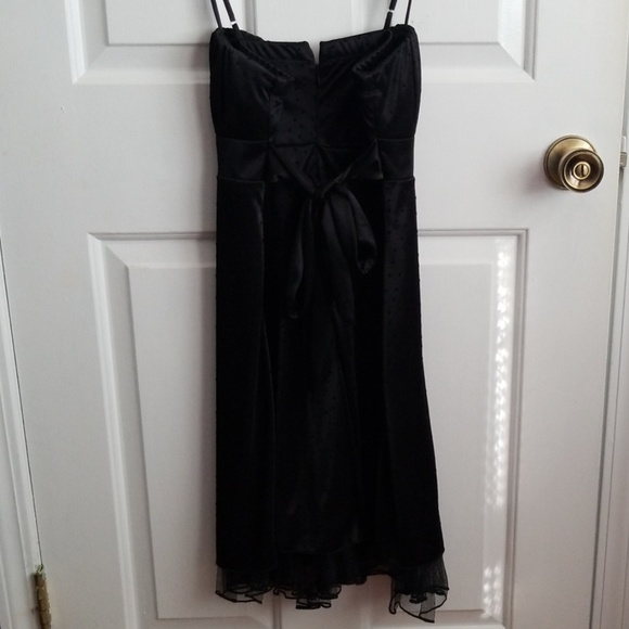 Black Swiss Dot Dress - Picture 6 of 7